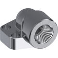 Stainless Steel 90° BSP female threaded flange