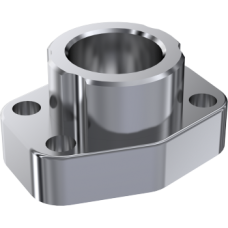 Stainless Steel Female welding flange for metric tube ZBBSM308203