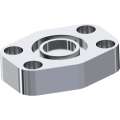 Blind flanges pipe