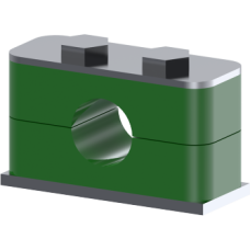 Stainless Steel Light serie reinforced clamp, plastic smooth profile ZA41AZ18PL Stainless Steel Light serie reinforced clamp, plastic smooth profile ZA41AZ18PL