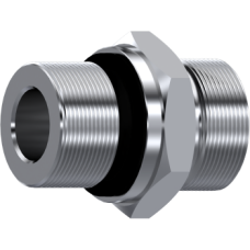 Stainless Steel DIN 2353 Straight male stud UNF only body Z STA AL 12 3/4 UNF