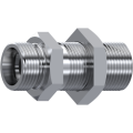Stainless Steel DIN 2353 Straight bulkhead coupling only body