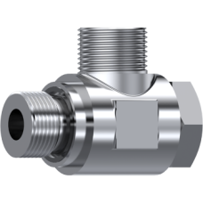 Stainless Steel DIN 2353 Banjo coupling with captive seal and o.ring BSP cylindrical only body Z STA WSVL 10 R 1/4