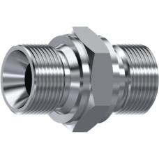 Stainless Steel Adaptor male BSP 60° - male BSP 60° Z101002 Stainless Steel Adaptor male BSP 60° - male BSP 60° Z101002