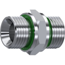 Stainless Steel Adaptor male BSP 60° - male BSP 60° captive seal Z101004WD Stainless Steel Adaptor male BSP 60° - male BSP 60° captive seal Z101004WD