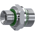 Stainless Steel Reducer male adaptor BSP 60° - male BSP 60° captive seal