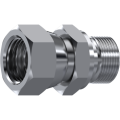 Stainless Steel Adaptor male BSP 60° - swivel female BSP 60°