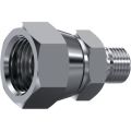 Stainless Steel Reducer male BSP 60° - swivel female BSP 60°