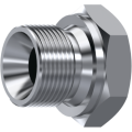 Plugs BSP adaptors stainless steel