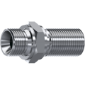 Stainless Steel Straight bulkhead adaptor BSP 60°without nut