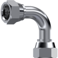 Stainless Steel 90° Elbow swivel female BSP 60° - swivel female BSP 60°