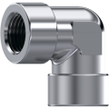 Stainless Steel 90° Adaptor fixed female BSP