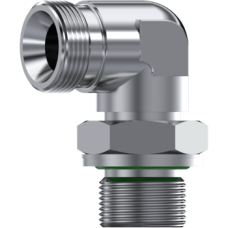 Stainless Steel 90° Adjustable stud elbow male-male BSP Z119704 Stainless Steel 90° Adjustable stud elbow male-male BSP Z119704