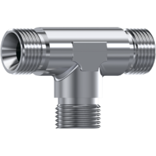 Stainless Steel Tees BSP 60° male Z122004