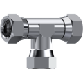 Stainless Steel Tees BSP 60° swivel female