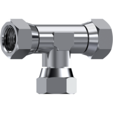 Stainless Steel Tees BSP 60° swivel female Z122804