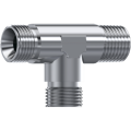 Tees BSP 60° male - BSP 60° male - NPT lateral male