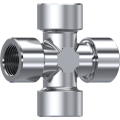 Stainless Steel Cross fixed female BSP