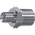 Straight male adaptors NPT stainless steel