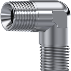 Stainless Steel 90° elbow male NPT - male NPT ZN119002