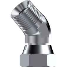 Stainless Steel 45° elbow male NPT - swivel female NPSM ZN139304