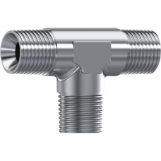 Stainless Steel NPT male tee ZN122002