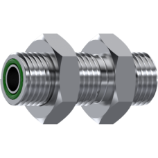 Stainless Steel ORFS Bulkhead ZOR1060404