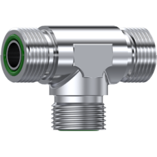 Stainless Steel ORFS Male Tee ZOR7000404