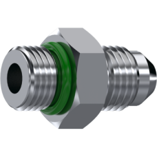 Stainless Steel Adaptor male O.Ring Boss - male JIC 37° ZS22006