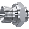 Stainless Steel Welding  BSP 60° Male with guide