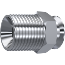 Stainless Steel Welding BSPT Male 60° with guide Z103204