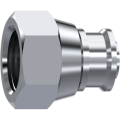 Stainless Steel Welding BSP flat seat swept with guide