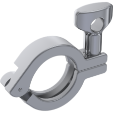 Stainless Steel Tri-Clamp with 1 pin-AISI304 ZAC1P25