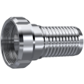 Stainless Steel Swivel female SMS for convoluted PTFE
