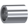 Food industry fittings for convoluted PTFE hose stainless steel