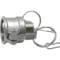 Female Camlock coupling, male BSPT threaded Type B