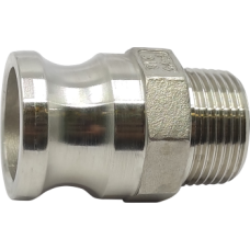Male Camlock coupling, male BSPT threaded  Type F ZF012