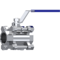 Stainless Steel Ball-valve low pressure full bore 3 pcs