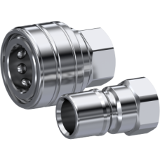 Stainless Steel Quick coupling free flow 7241-B Z830102