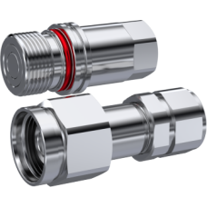 Stainless Steel Flat face screw couplings, connection u/pressure Z905106