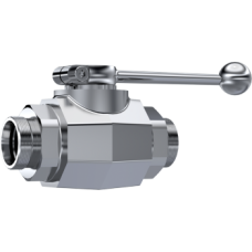 Stainless Steel Ball-valves: tube connection serie S DIN 2353 full bore MKH 38 S DN32