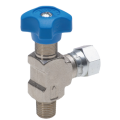 Stainless Steel 90° pressure gauge protector (line mounting)