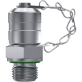 Check couplings with captive seal and metallic cap Check couplings with captive seal and metallic cap