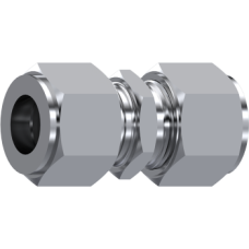 Stainless Steel Twin-Ferrule Double Straight coupling ZKI02