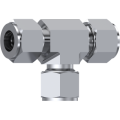 Stainless Steel Twin-Ferrule Equal Tee