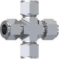 Stainless Steel Twin-Ferrule Equal cross
