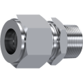 Stainless Steel Twin-Ferrule Straight male stud coupling BSPT
