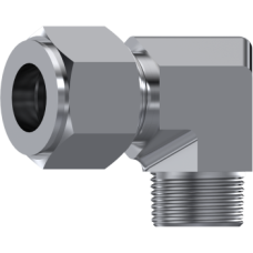 Stainless Steel Twin-Ferrule Male stud elbow NPT ZKLMP0202