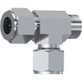 Stainless Steel Twin-Ferrule Male stud barrel TEE NPT