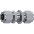 Stainless Steel Twin-Ferrule Straight bulkhead coupling Stainless Steel Twin-Ferrule Straight bulkhead coupling